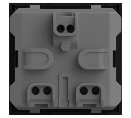 Розетка с заземлением с крышкой, без рамки Elbi Eleсtriс Moda Vox 611-044832-218