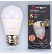 Лампа светодиодная Eleganz  E27 9Вт 3000K 1404