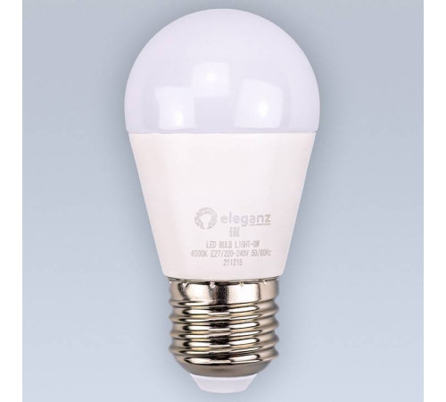 Лампа светодиодная Eleganz E27 9Вт 4500K 1405