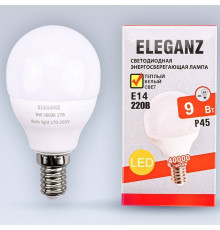 Лампа светодиодная Eleganz  E14 9Вт 3000K EL-0083