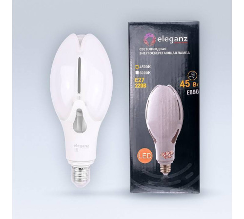 Лампа светодиодная Eleganz E27 45Вт 4500K EL-0086