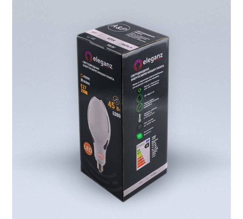 Лампа светодиодная Eleganz E27 45Вт 4500K EL-0086