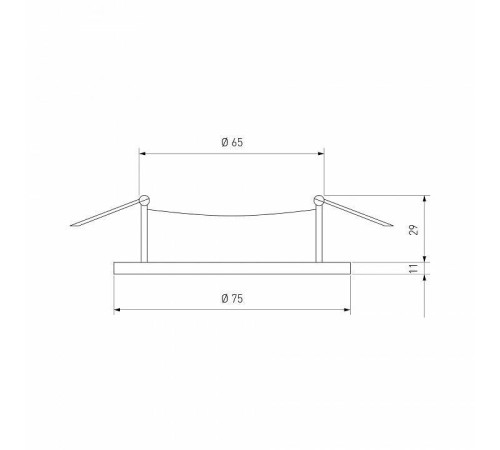 Встраиваемый светильник Elektrostandard Discus a053339