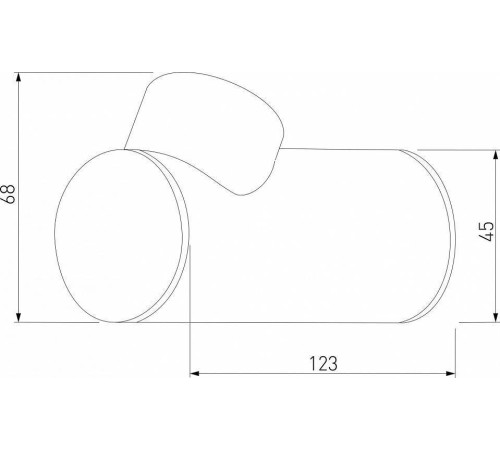 Накладной светильник Elektrostandard Ray a056369
