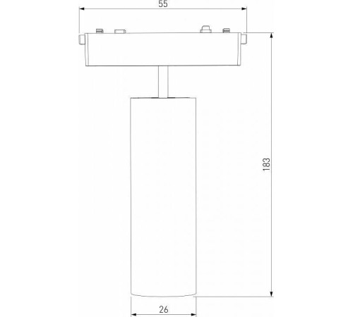 Светильник на штанге Elektrostandard Flat Magnetic a063713