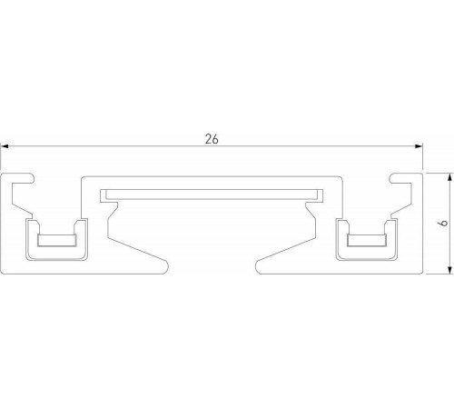 Трек накладной Elektrostandard Flat Magnetic a063722