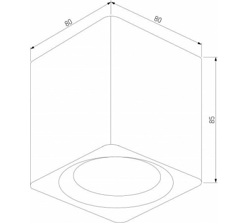 Накладной светильник Elektrostandard Matrix a065286