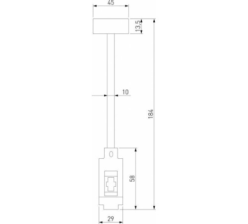 Основание на штанге Elektrostandard Esthetic Magnetic a065435