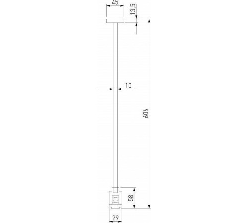 Основание на штанге Elektrostandard Esthetic Magnetic a065444