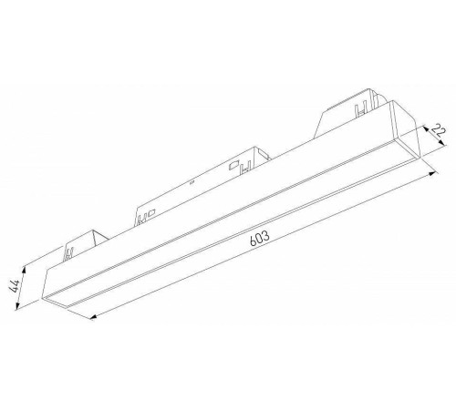 Встраиваемый светильник Elektrostandard Slim Magnetic a067374