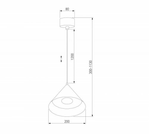Подвесной светильник Elektrostandard Conus a069333
