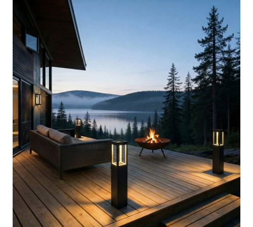 Наземный высокий светильник Elektrostandard Frame 1529 TECHNO LED