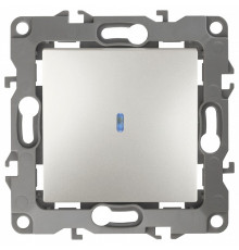 Выключатель одноклавишный с подсветкой без рамки Эра Эра 12 12-1102-15