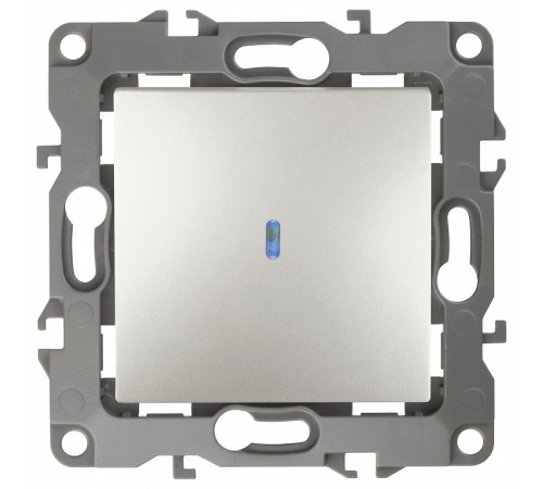 Выключатель одноклавишный с подсветкой без рамки Эра Эра 12 12-1102-15
