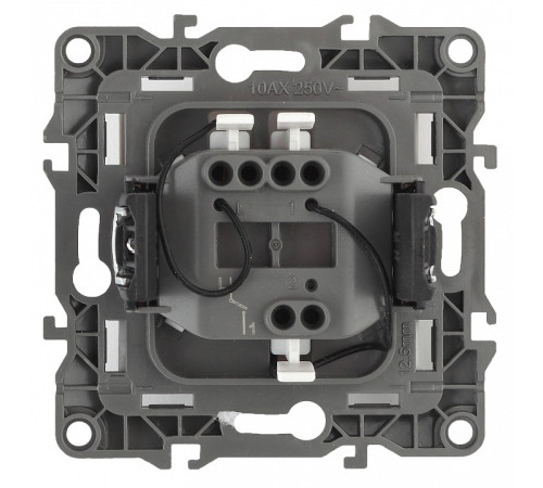 Выключатель одноклавишный с подсветкой без рамки Эра Эра 12 12-1102-15