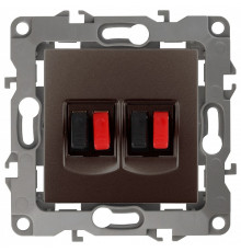 Розетка акустическая без рамки Эра Эра 12 12-3112-13