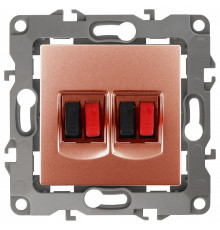 Розетка акустическая без рамки Эра Эра 12 12-3112-14