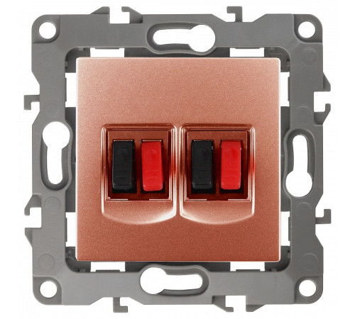 Розетка акустическая без рамки Эра Эра 12 12-3112-14