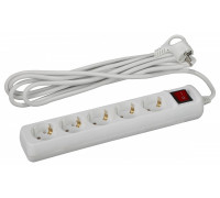 Удлинитель с выключателем Эра  U-5es-5m-3x1