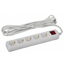 Удлинитель с выключателем Эра  U-5es-5m-3x1