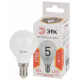 Лампа светодиодная Эра Стандарт LED P45-5W-827-E14