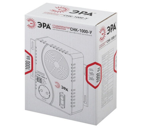 Стабилизатор напряжения Эра СНК-1000-У