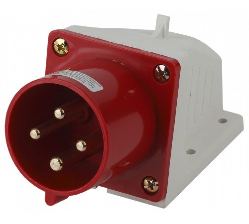 Вилка прямая 3P+PE Эра VS-32-3P-PE-IP44