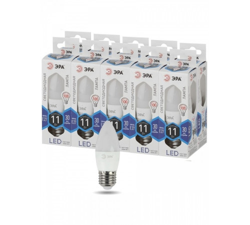 Лампа светодиодная Эра Стандарт LED B35-11W-840-E27