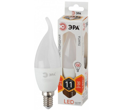 Лампа светодиодная Эра Стандарт LED BXS-11W-827-E14