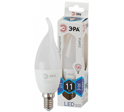 Лампа светодиодная Эра Стандарт LED BXS-11W-840-E14