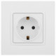 Розетка с заземлением, без рамки Эра Эра Elegance 14-2101-01