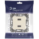 Розетка 2хUSB type A без рамки Эра Эра Elegance 14-4110-02