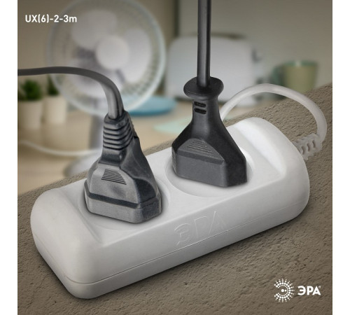 Удлинитель Эра UX(6)-2-3m