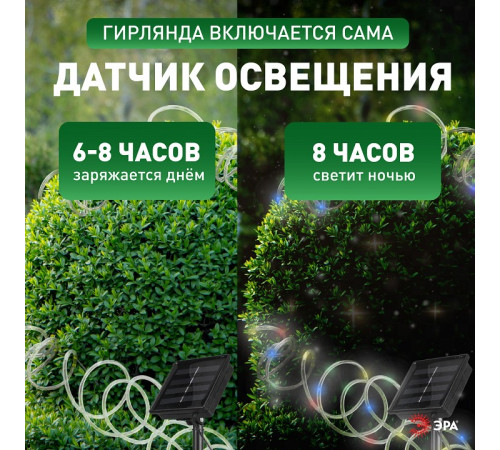 Гирлянда на солнечных батареях Эра ERANN24-12