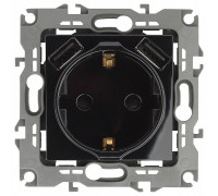 Розетка с заземлением и со шторкой и 2хUSB, без рамки Эра Эра 12 12-4109-06