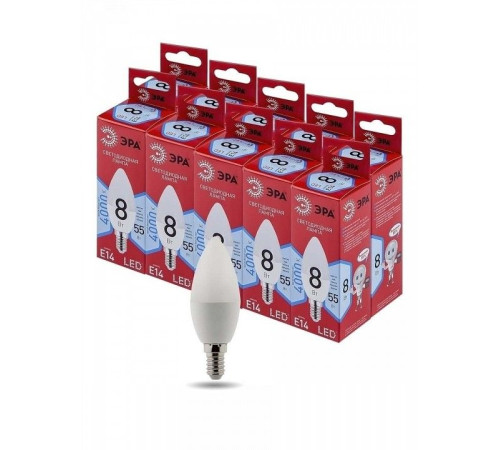 Лампа светодиодная Эра LED B35-8W-840-E14 R