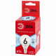 Лампа светодиодная Эра LED P45-6W-840-E14 R