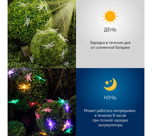 Гирлянда на солнечных батареях Эра ERASF22-16