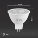 Лампа светодиодная Эра LED Lense MR16-8W-860-GU5.3