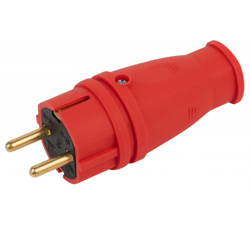 Вилка прямая с заземлением Эра VX10-R-IP44