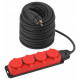 Удлинитель Эра UK-4e-3x1,5-50m-IP44(KG)