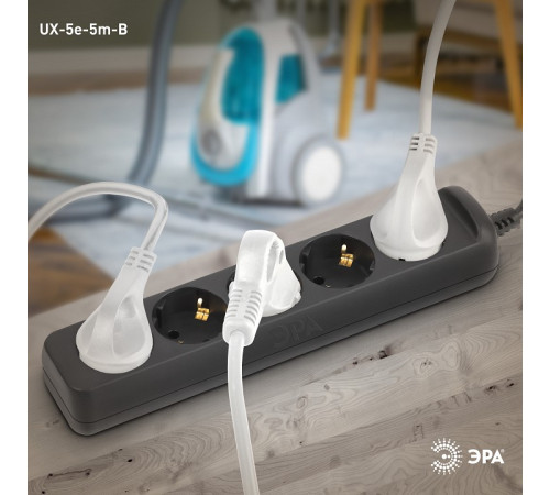 Удлинитель Эра UX-5e-5m-B