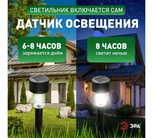 Наземный низкий светильник Эра SL-PL30-M