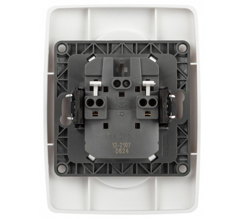 Розетка двойная без заземления Эра Эра 12 12-2107-01М