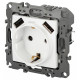 Розетка с заземлением и со шторкой и 2хUSB, без рамки Эра Эра 12 12-4109-01М