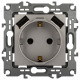 Розетка с заземлением и со шторкой и 2хUSB, без рамки Эра Эра 12 12-4109-16