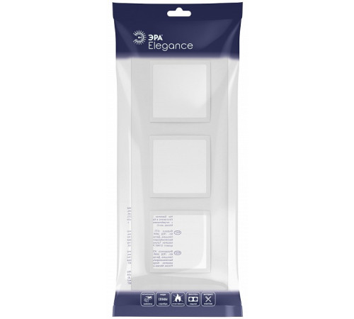Рамка на 3 поста Эра Эра Elegance 14-5013-01М