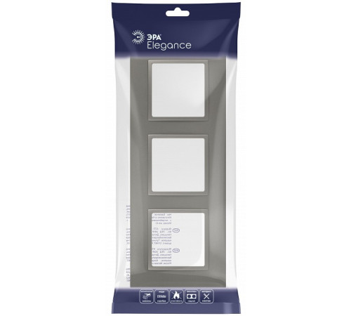 Рамка на 3 поста Эра Эра Elegance 14-5013-16