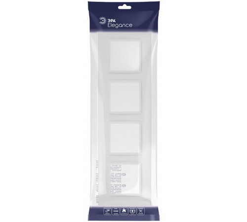 Рамка на 4 поста Эра Эра Elegance 14-5014-01М