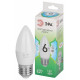 Лампа светодиодная Эра Green Line LED B35-6W-840-E27 GL